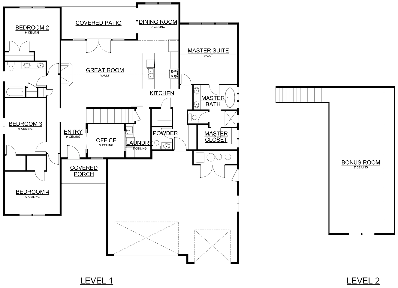 A detailed floor plan of the clarke.