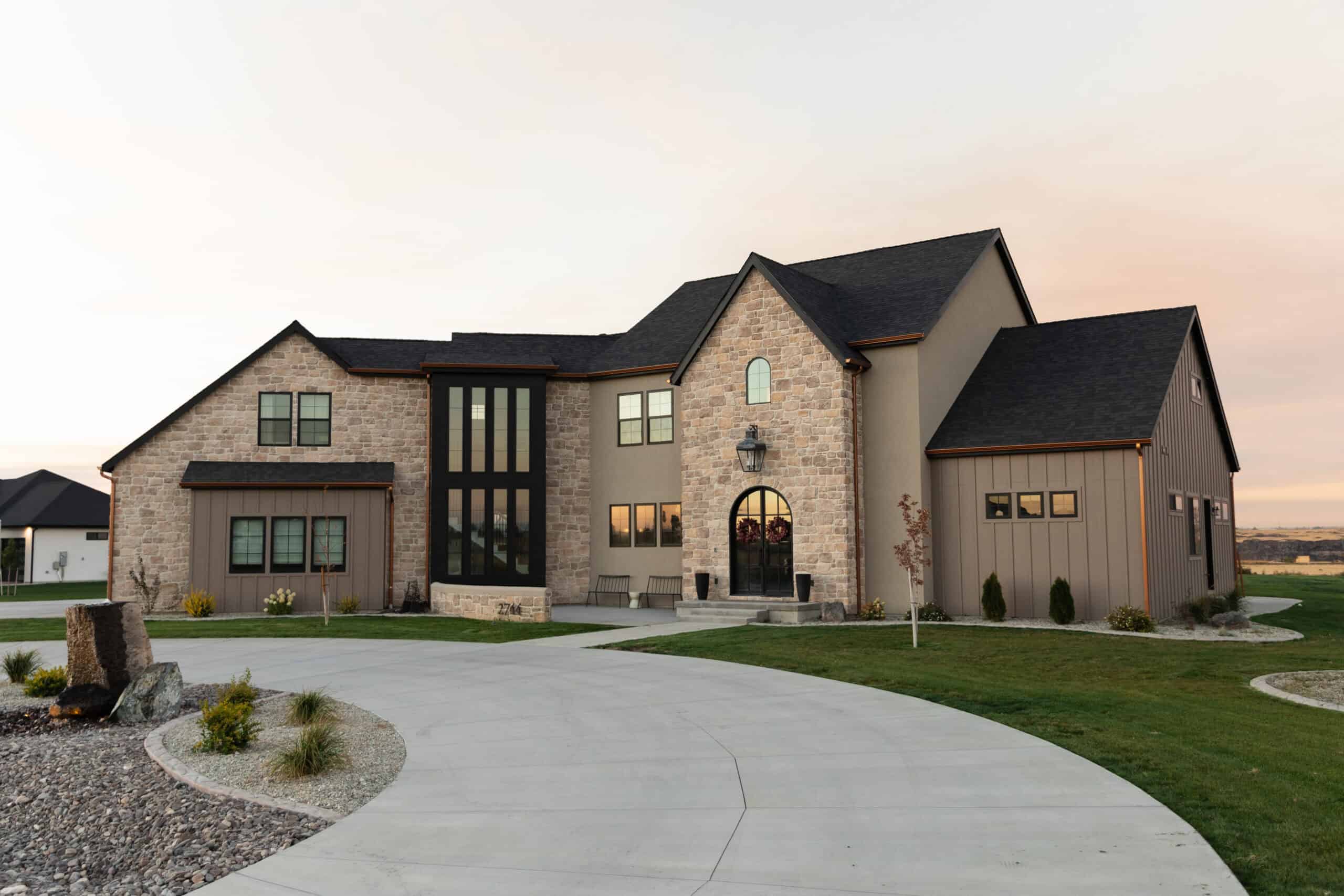custom home built by Meg & Co in one of the best places to live in Idaho
