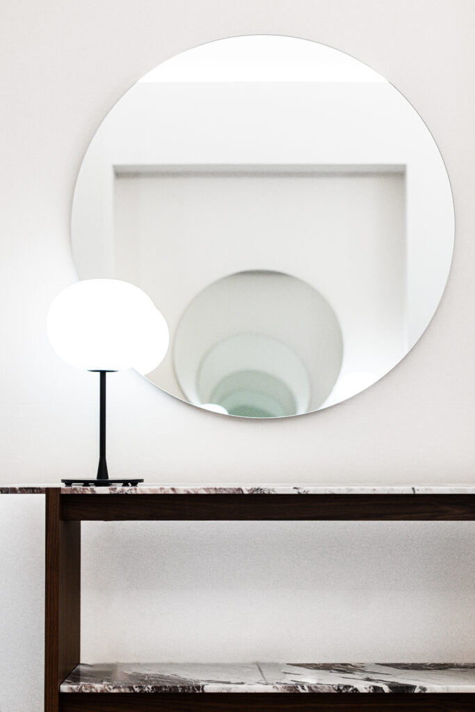 Glo-Ball Table Lamp Styles combine Japanese minimalism and European design - great for a modern office setting